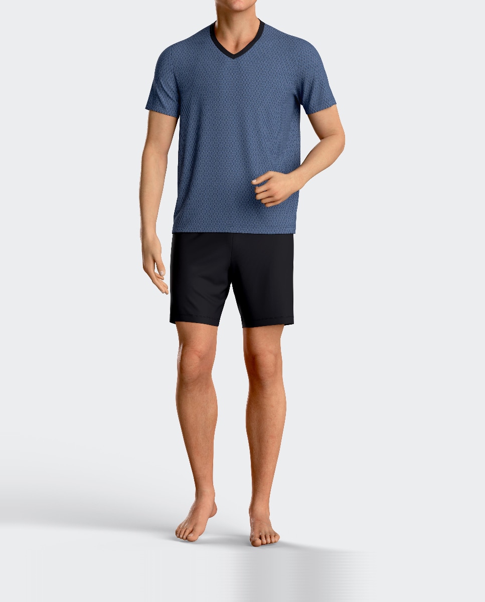 Imagen 0 de Pijama corto de punto hombre