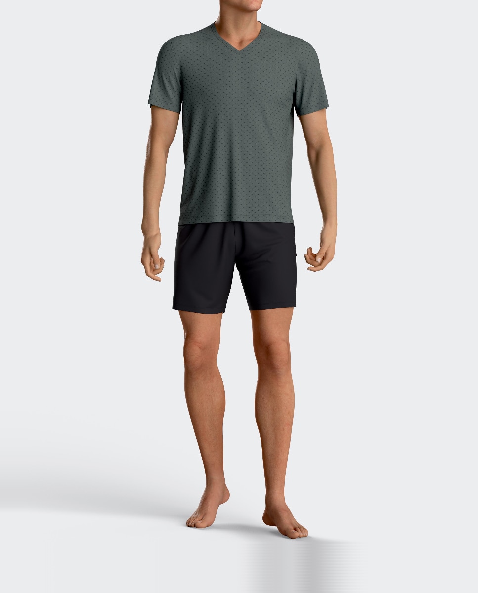Imagen 0 de Pijama corto de punto hombre