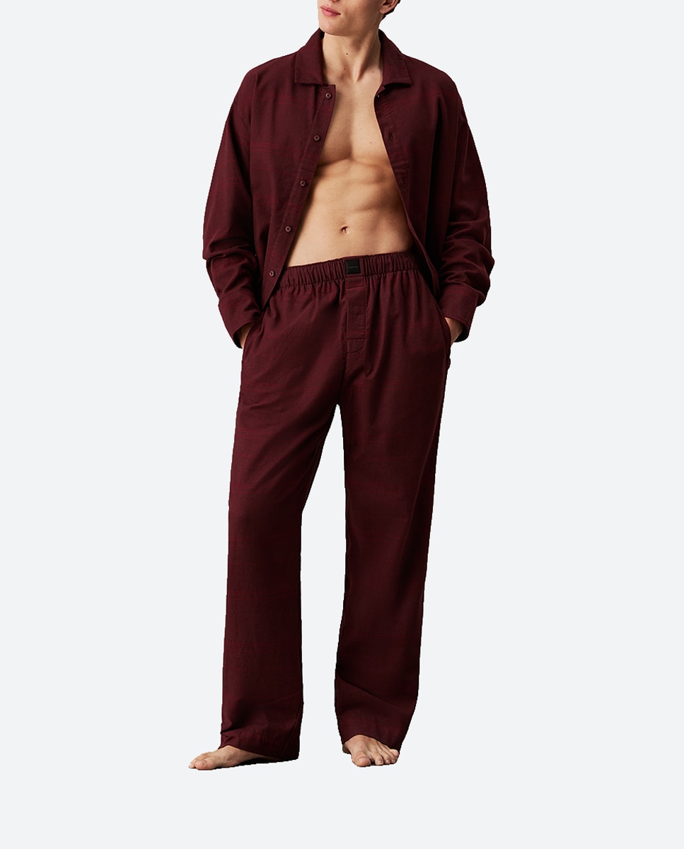 Imagen 0 de Pijama de franela de algodón