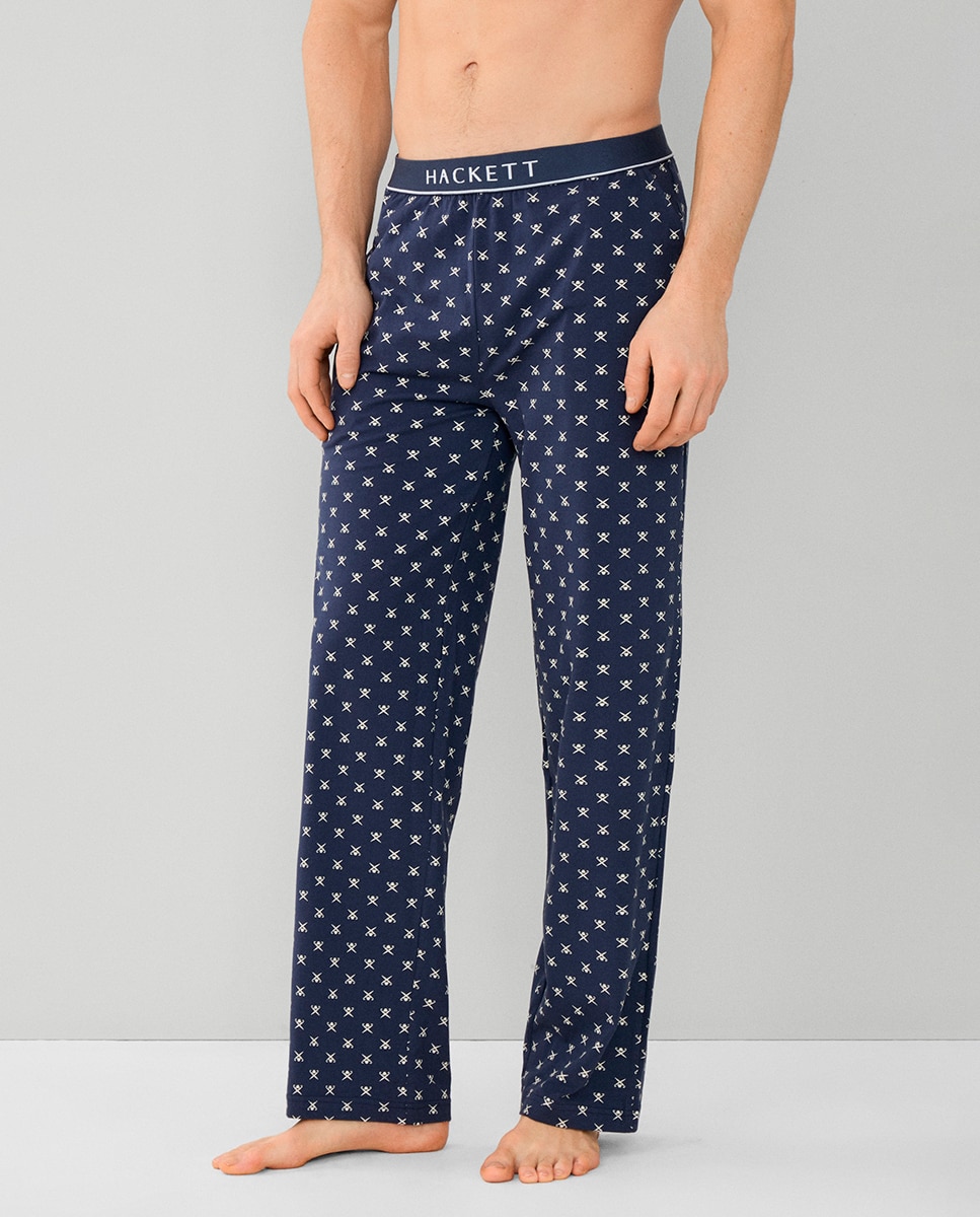 Imagen 0 de Pantalón de pijama de hombre largo punto
