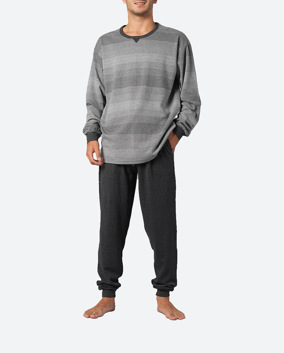 Imagen 0 de Pijama cuello caja hombre