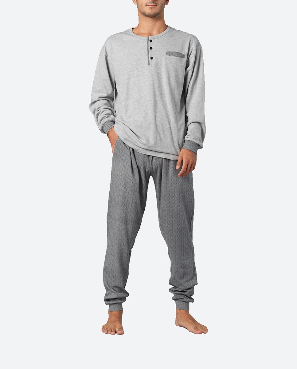 Imagen 0 de Pijama cuello tapeta hombre