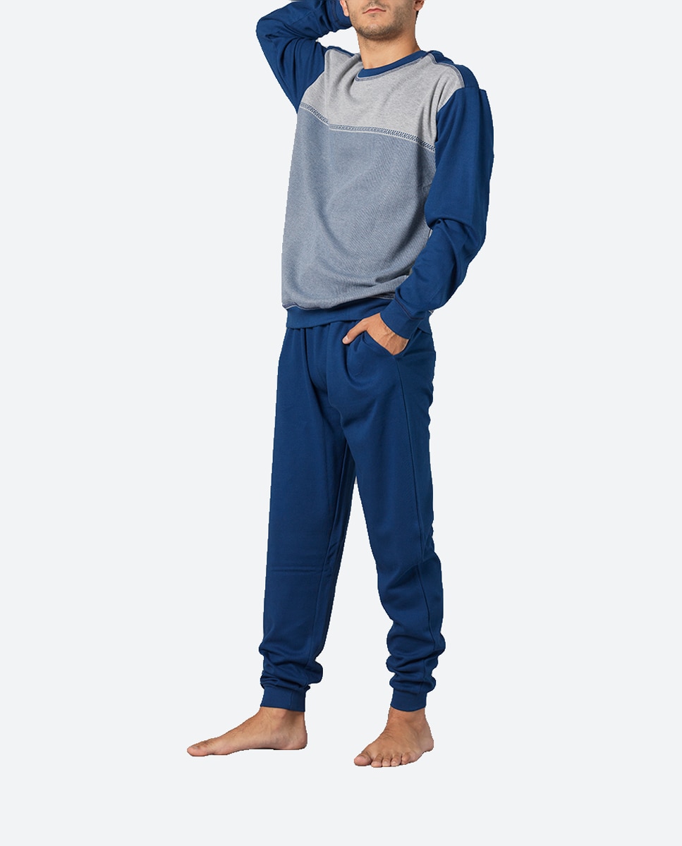 Imagen 0 de Pijama cuello caja hombre
