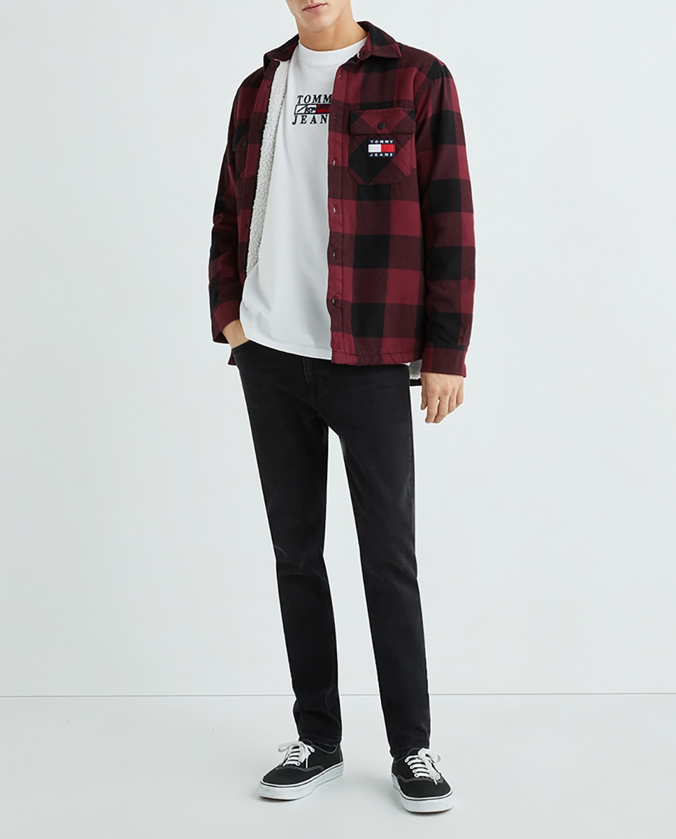 Sobrecamisa de hombre de manga larga de cuadros — oferta en Primeriti