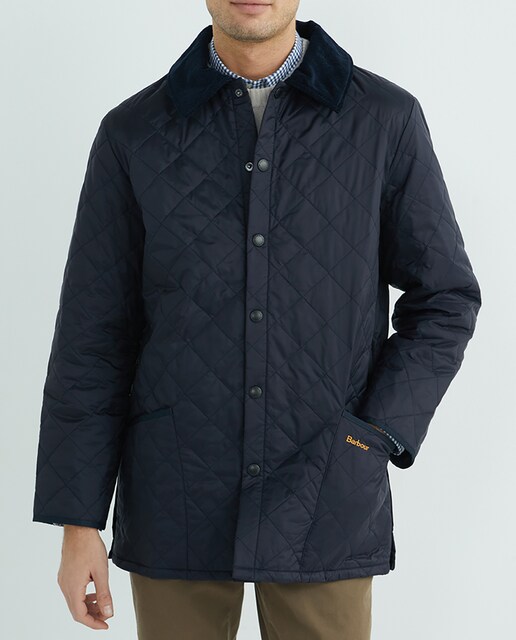 Imagen 0 de Chaqueta acolchada clásica de nylon de hombre con dos bolsillos laterales