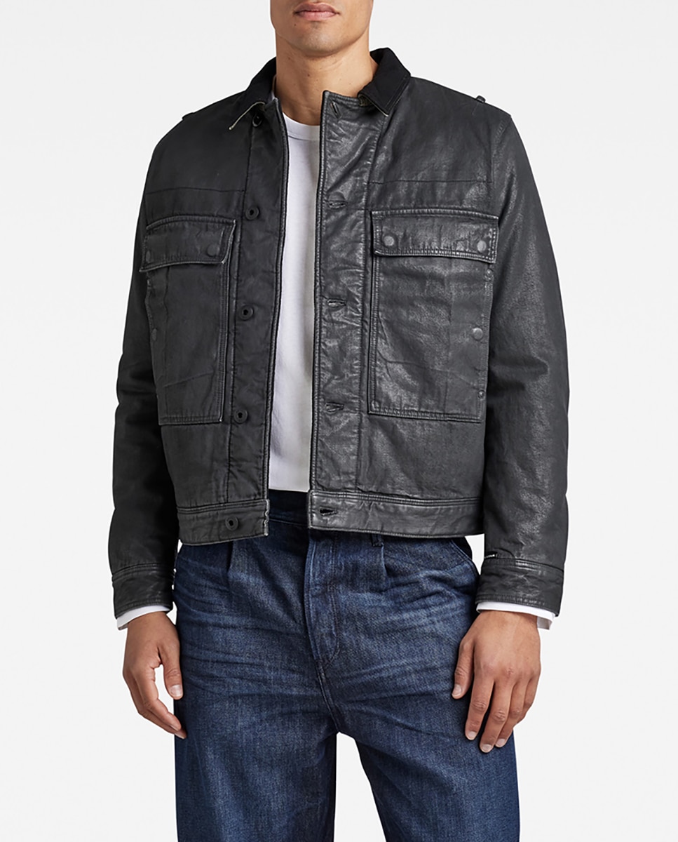 Imagen 0 de Chaqueta de hombre Utility forrada con un relleno ligero y un cuello de tacto suave