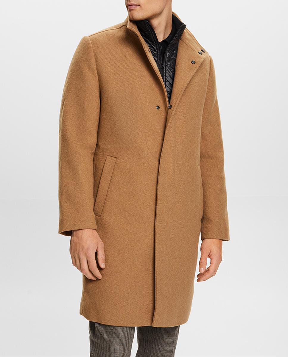 Imagen 0 de Abrigo de hombre paño regular fit con viscosa