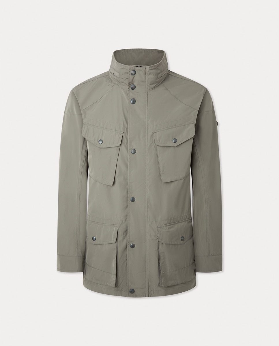 Imagen 0 de Chaqueta de hombre impermeable con cierre de cremallera