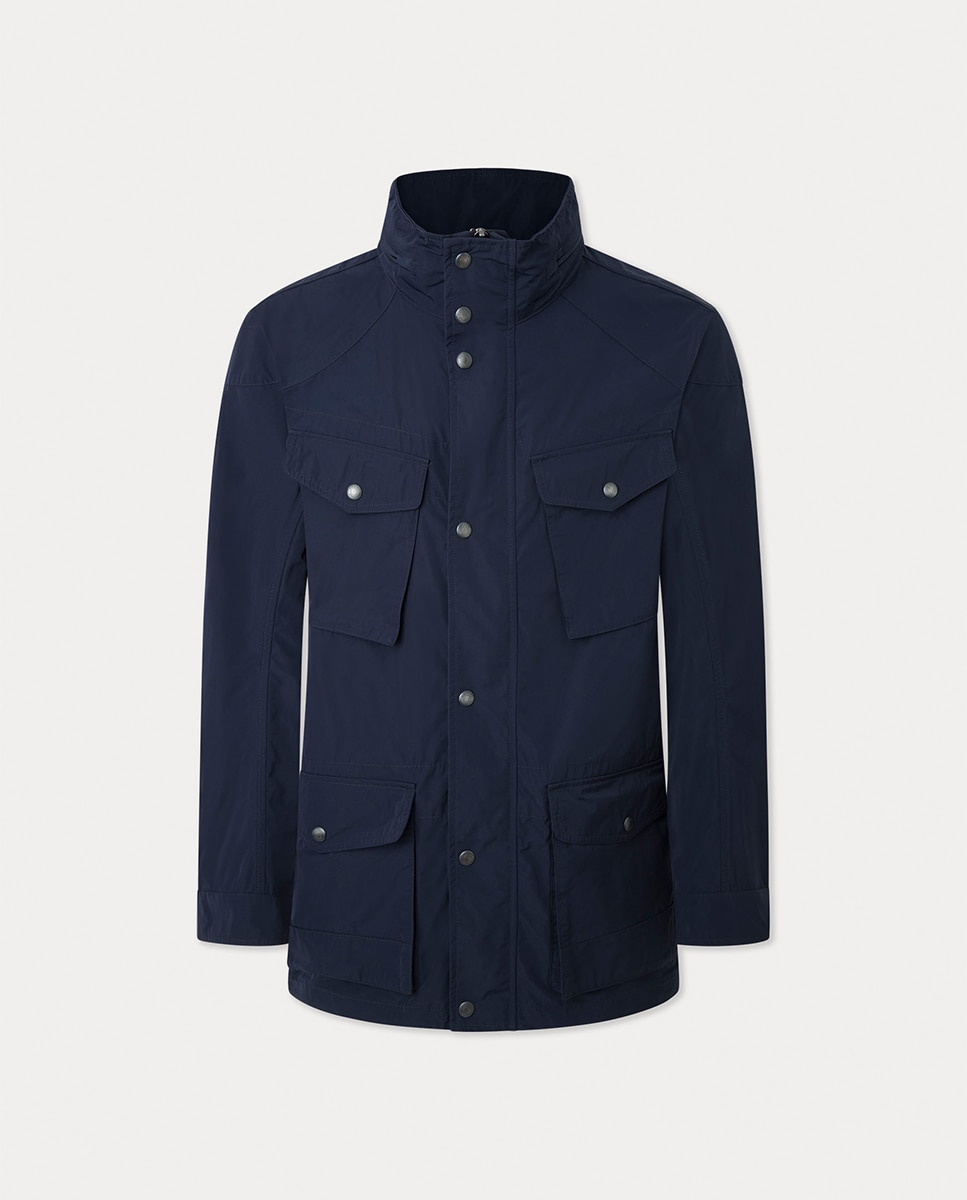 Imagen 0 de Chaqueta de hombre impermeable con cierre de cremallera