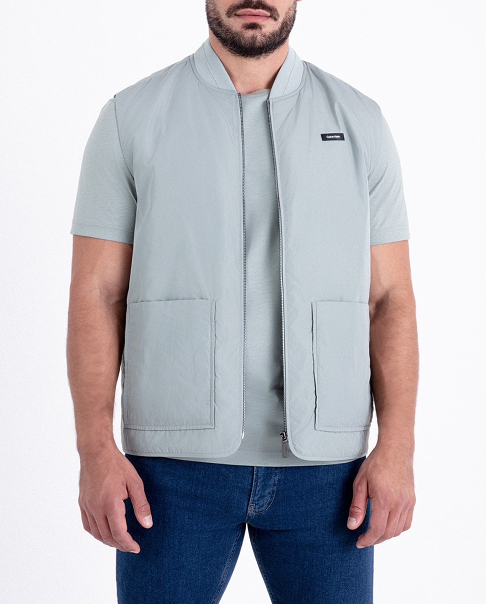 Imagen 0 de Chaleco Hombre impermeable en tejido de sarga