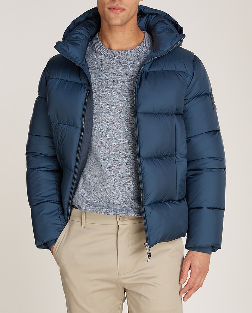 Imagen 0 de Chaqueta acolchada con capucha de hombre