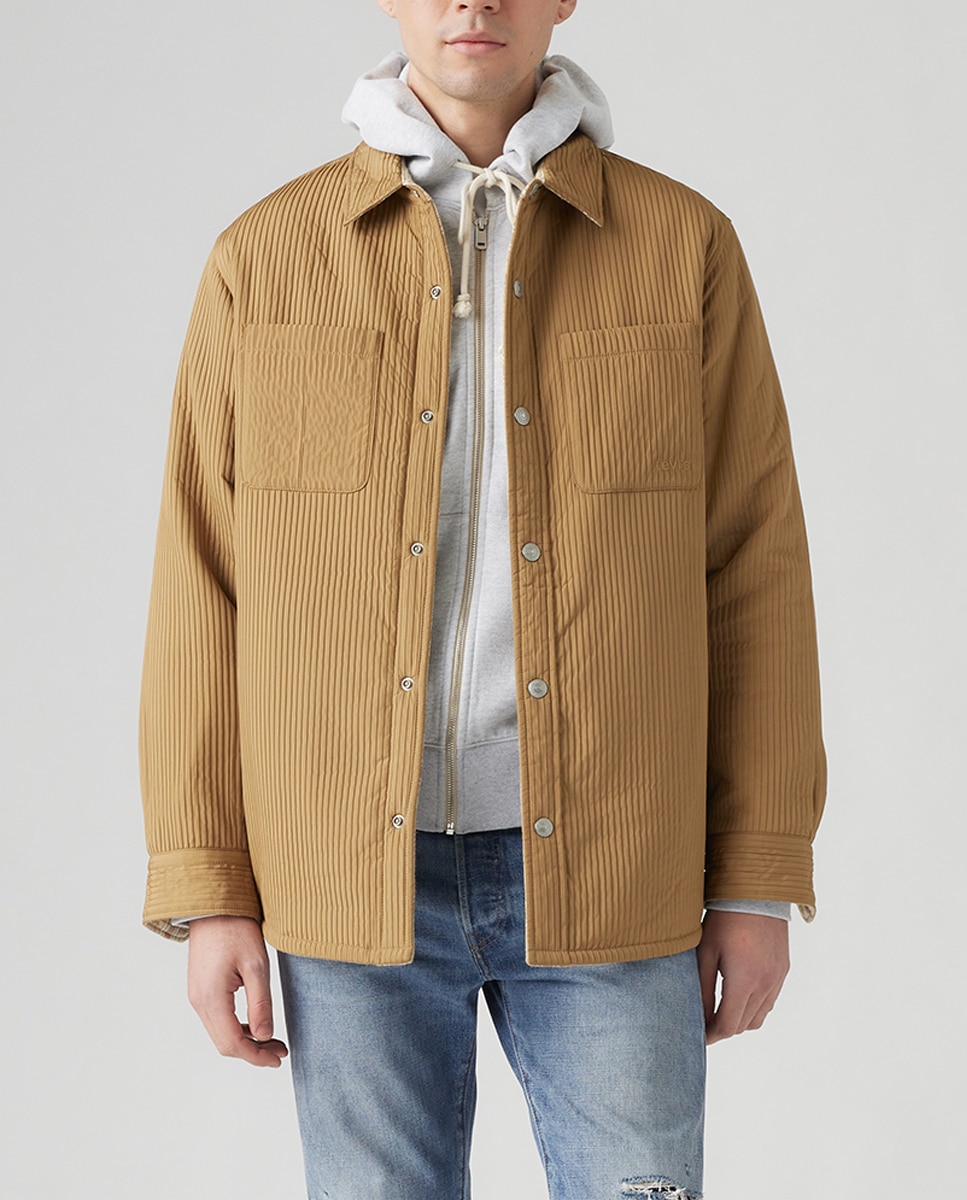 Imagen 0 de Cazadora de hombre reversible de cuadros fit regular