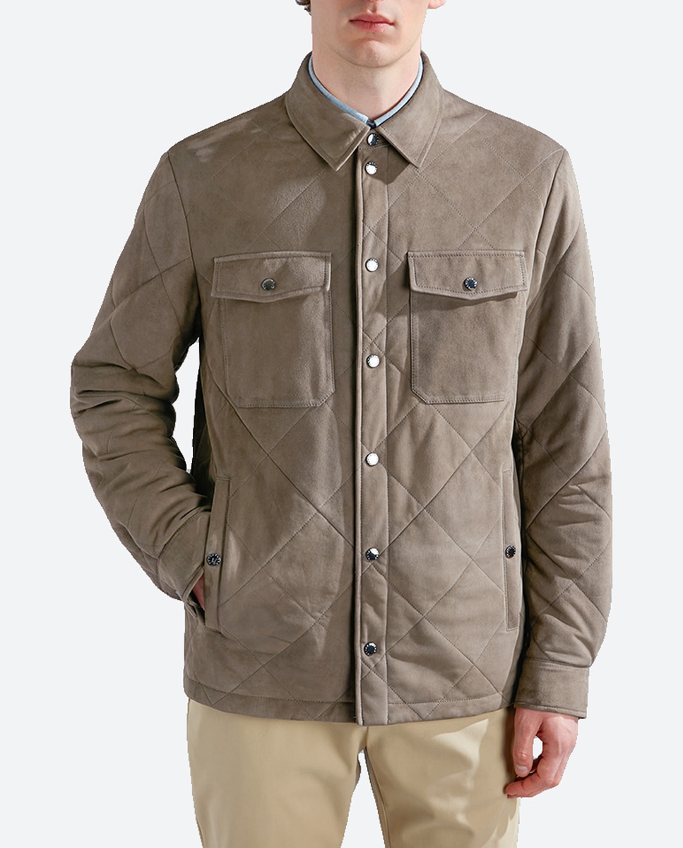 Imagen 0 de Chaqueta de hombre tipo husky piel