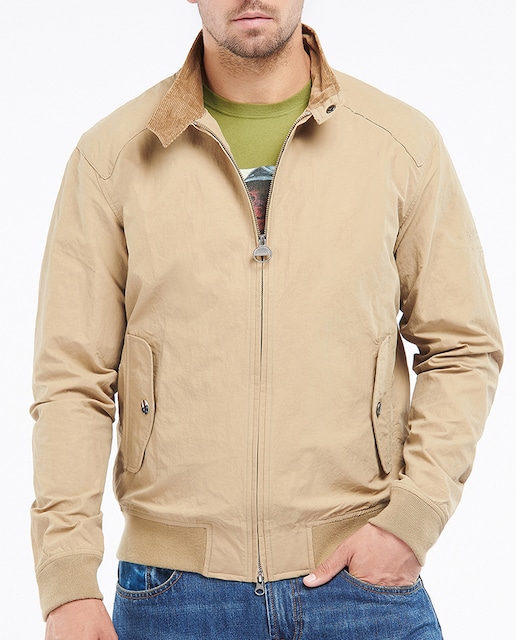 Imagen 0 de Chaqueta de hombre de corte regular y cierre de cremallera