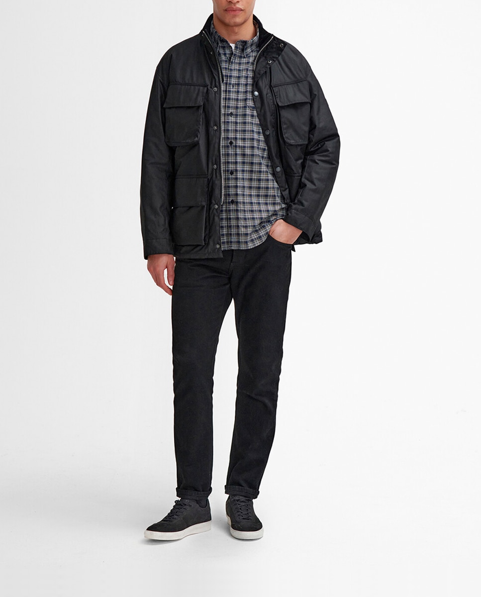 Imagen 0 de Chaqueta de hombre de cuello alto y bolsillos frontales