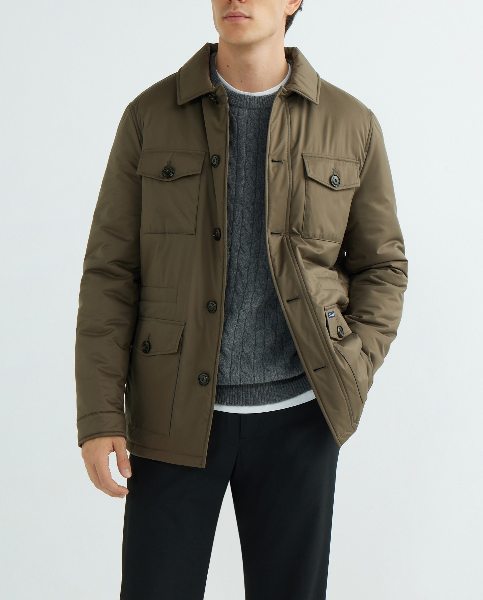 Imagen 0 de Parka de hombre con bolsillo de parche