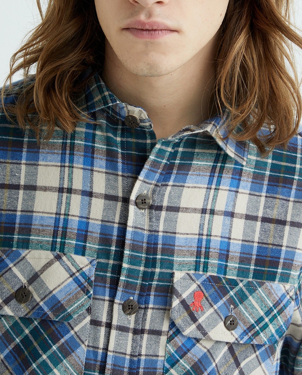 Imagen 0 de Sobrecamisa de cuadros.