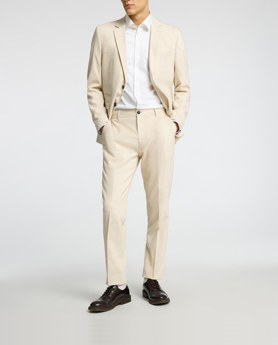 Imagen 0 de Pantalón traje hombre corte slim fit