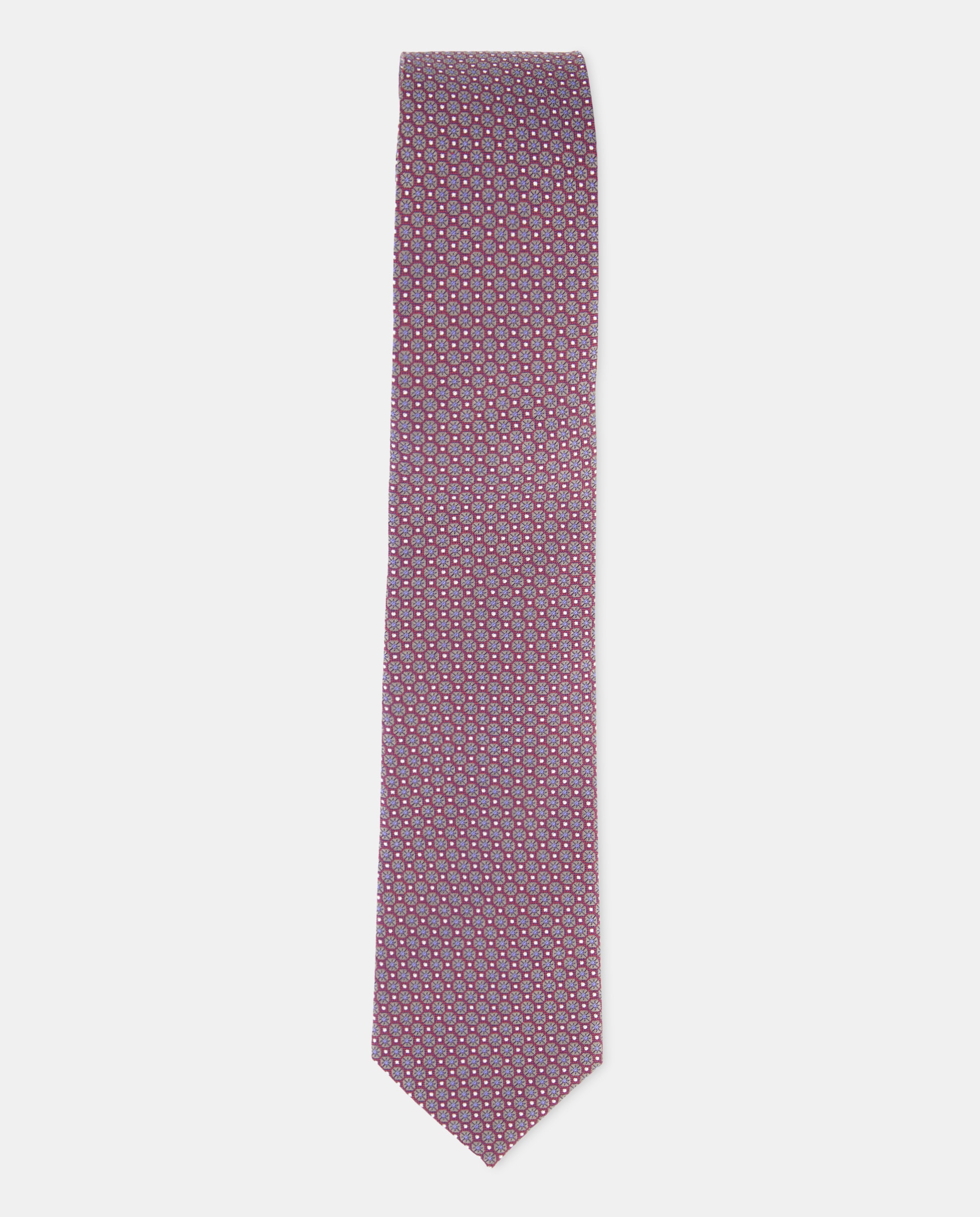 Imagen 0 de Corbata de hombre de seda estampado puntos