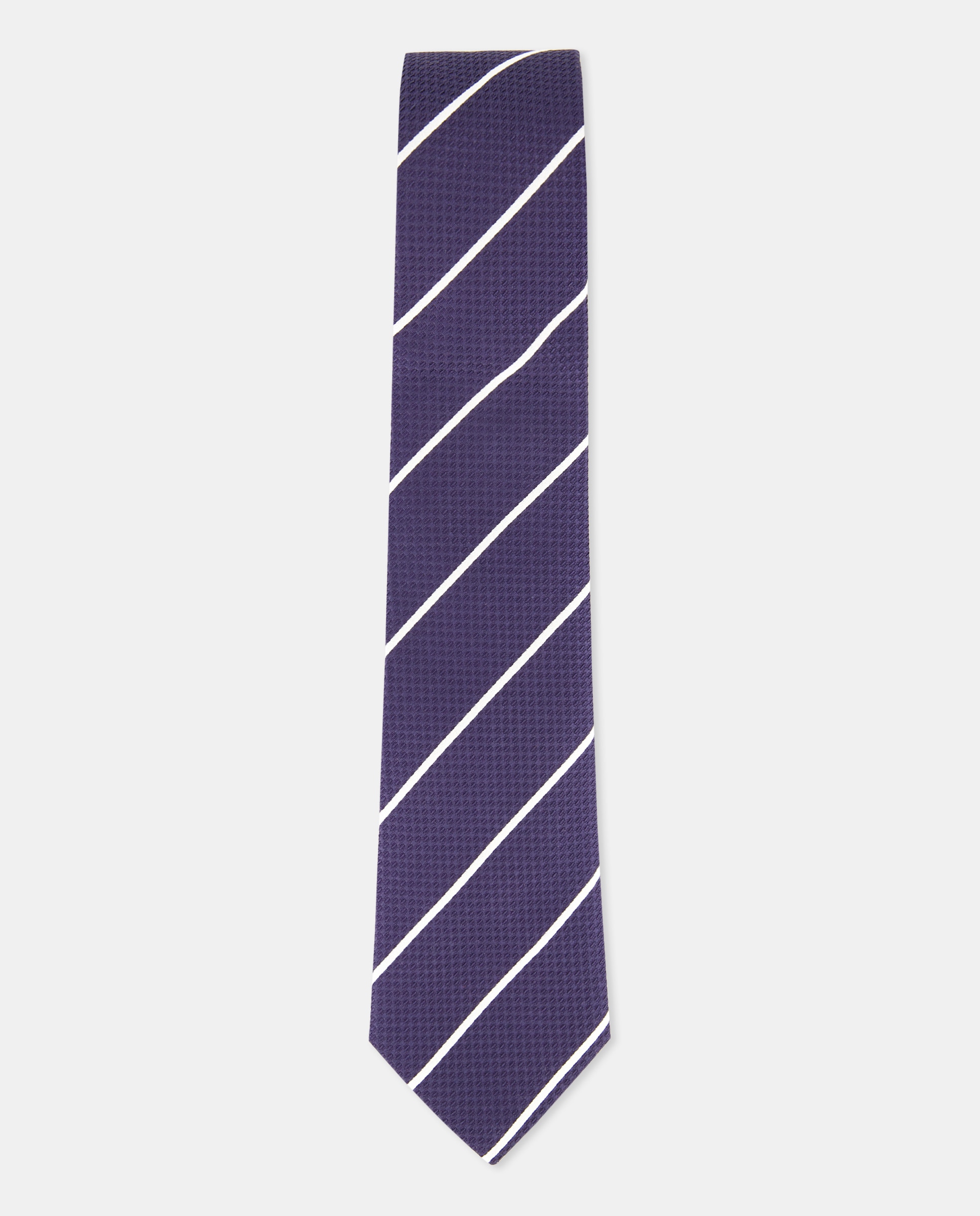 Imagen 0 de Corbata de hombre de seda de rayas