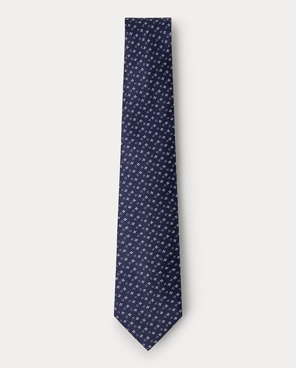 Imagen 0 de Corbata de hombre de seda con estampado floral