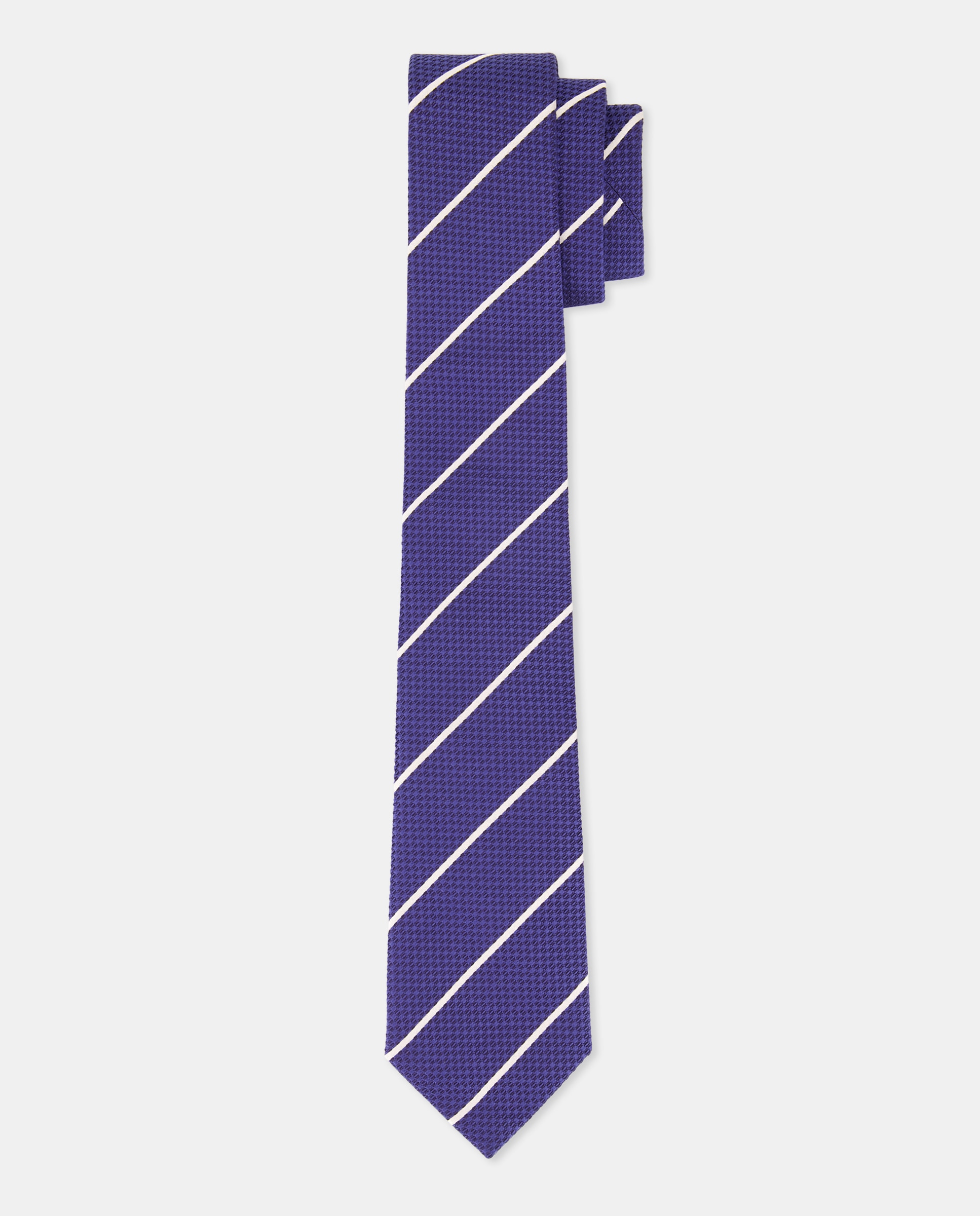 Imagen 0 de Corbata de hombre de seda de rayas