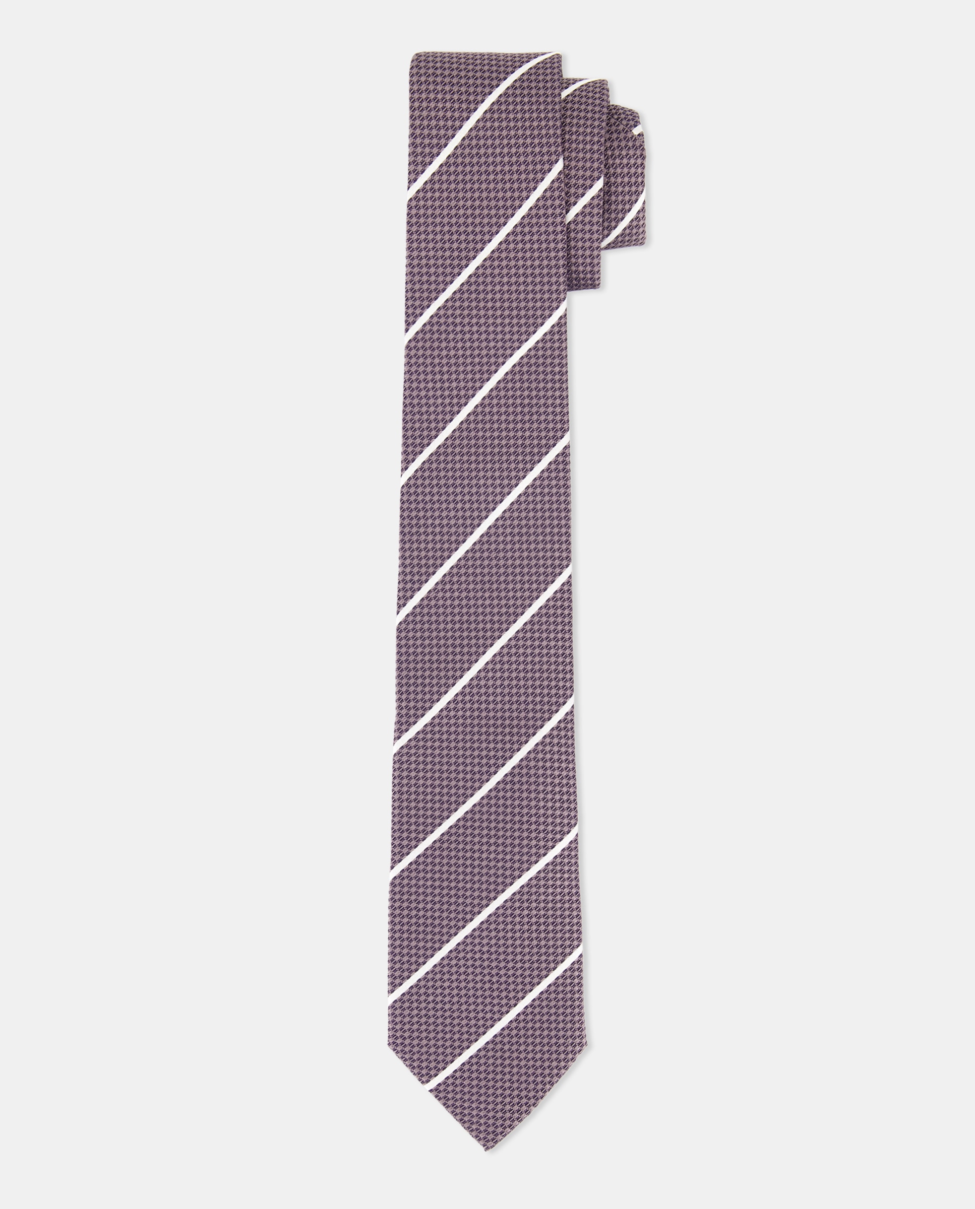 Imagen 0 de Corbata de hombre de seda de rayas