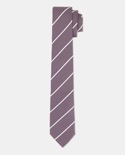 Imagen 0 de Corbata de hombre de seda de rayas