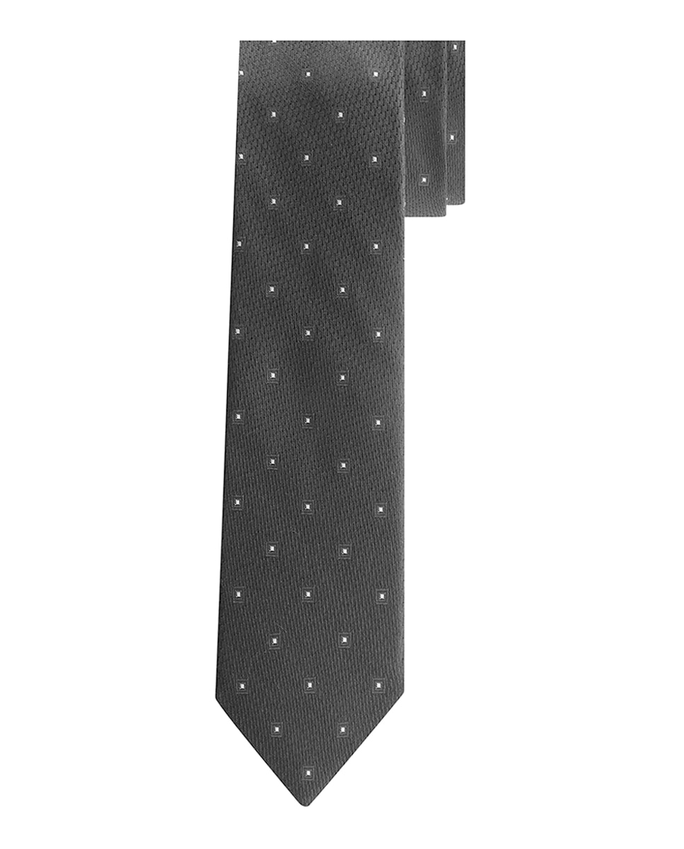 Imagen 0 de Corbata de seda con estampado geométrico
