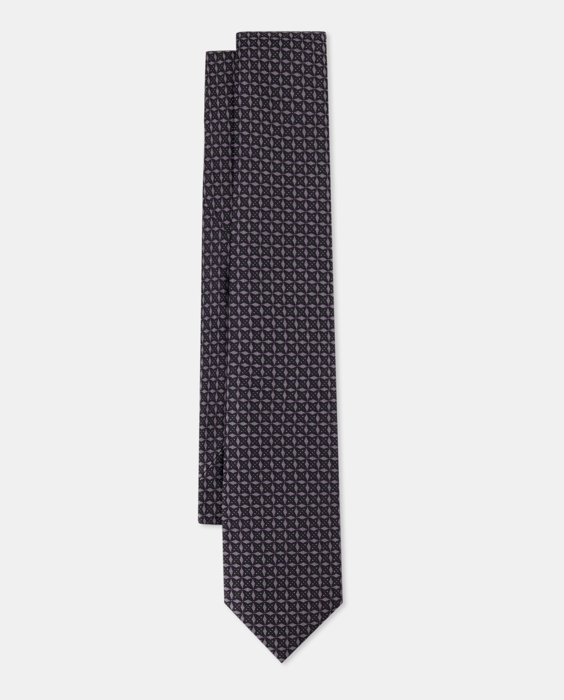 Imagen 0 de Corbata de sedacon estampado geométrico