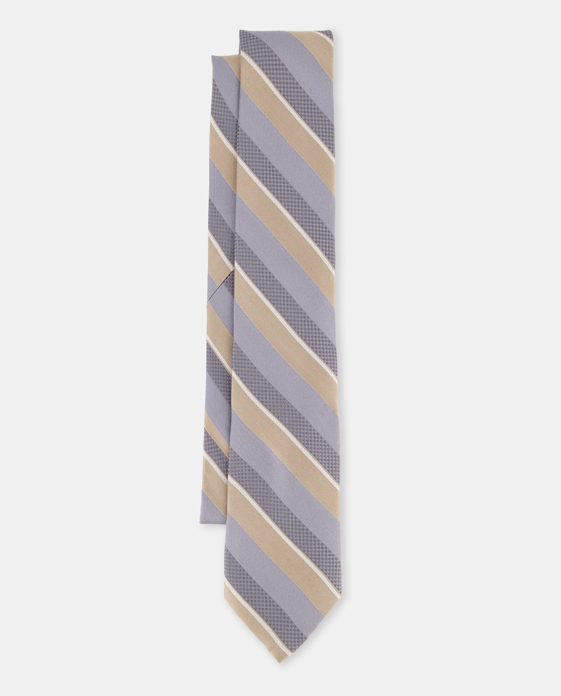 Imagen 0 de Corbata de seda con estampado a rayas