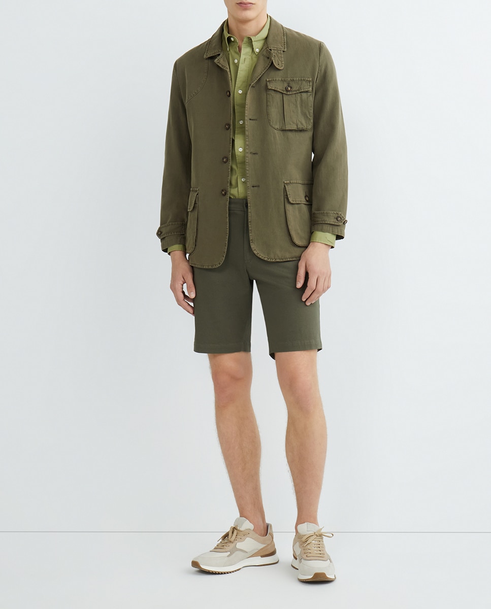 Imagen 0 de Bermuda estilo chino con fit Harlem y estructura printada