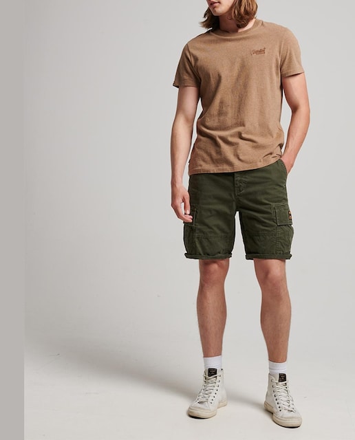 Imagen 0 de Pantalones de hombre cortos tipo cargo de algodón orgánico Vintage Heavy