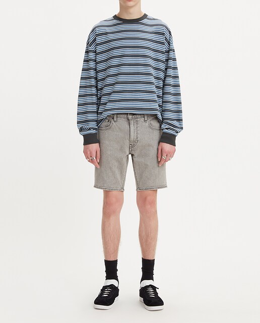 Imagen 0 de Short vaquero de hombre 412? gris claro