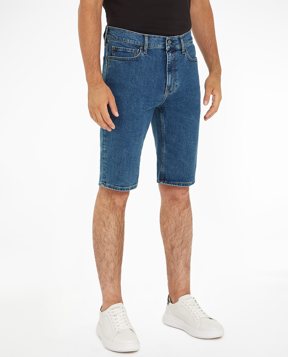 Imagen 0 de Short vaquero azul medio de hombre