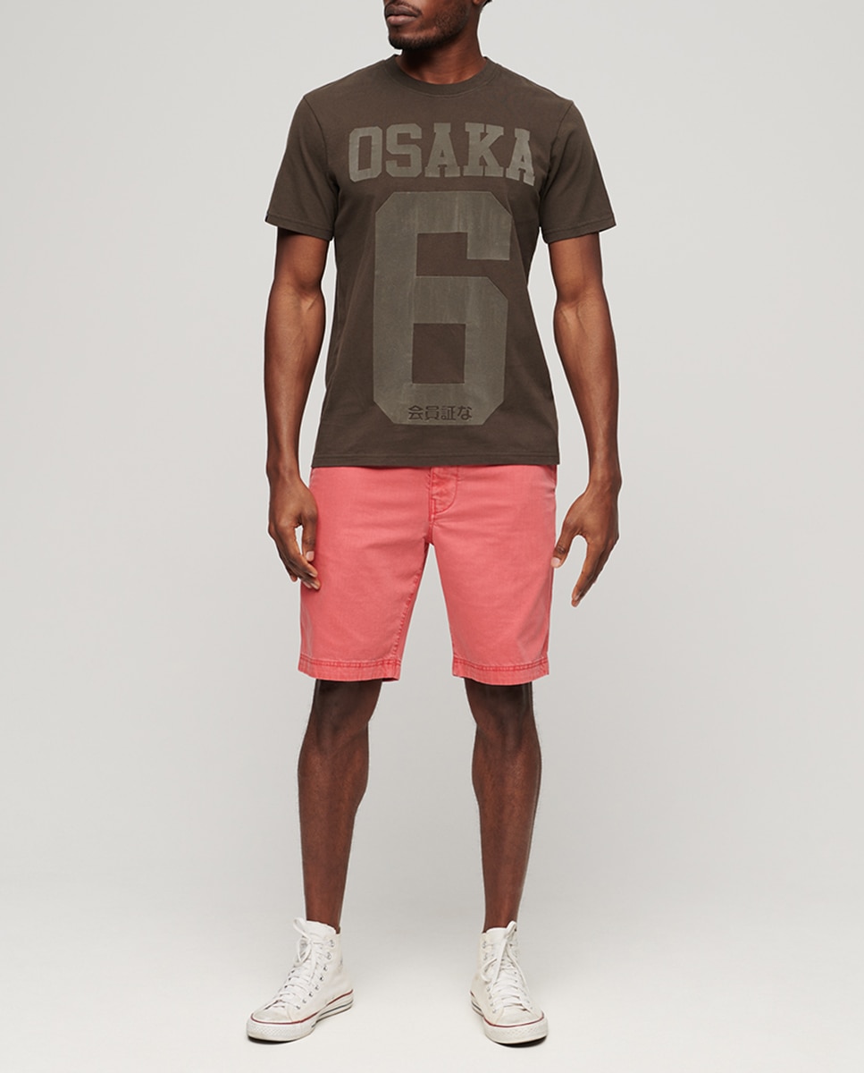 Imagen 0 de Pantalones de hombre cortos chinos Vintage Officer