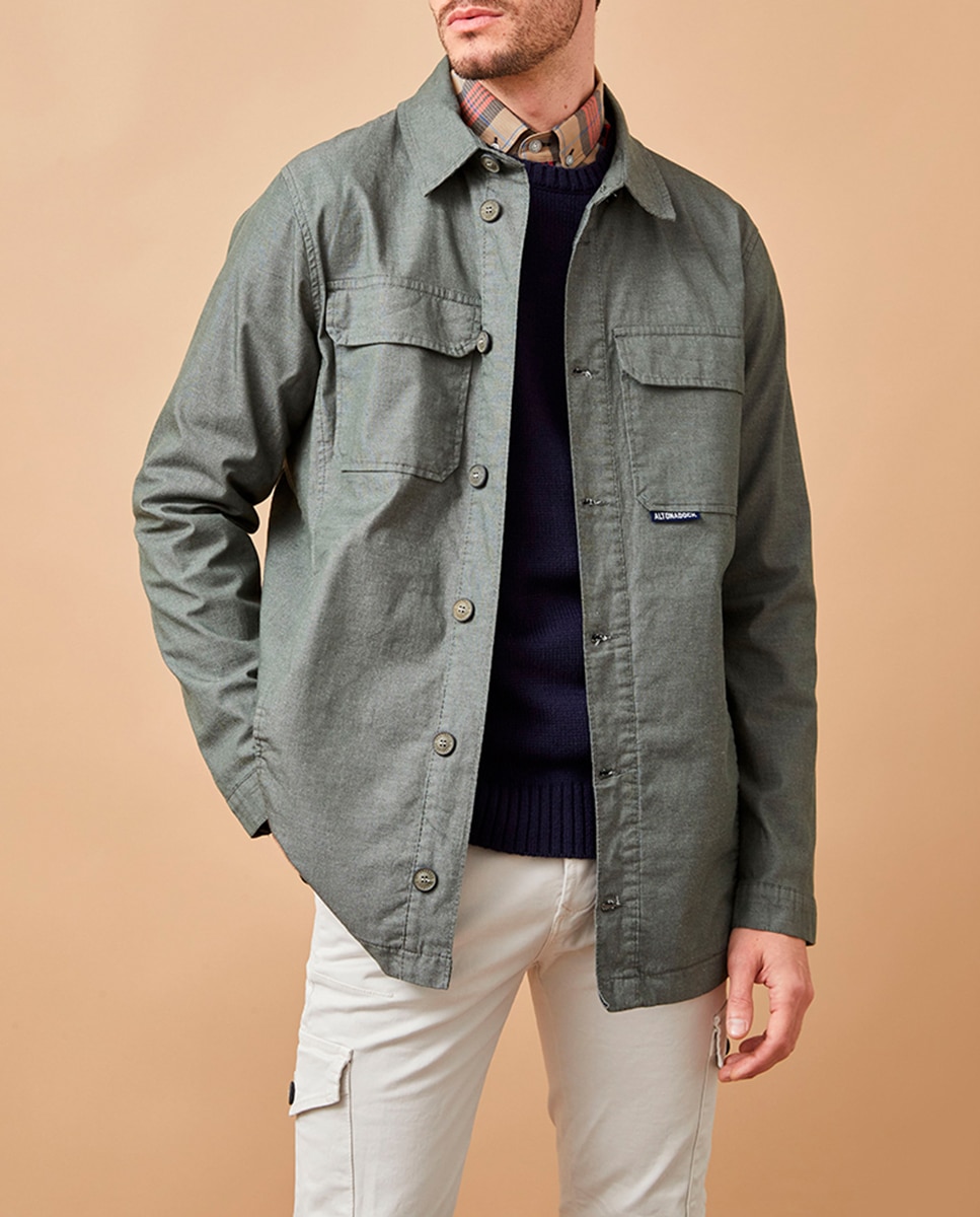 Imagen 0 de Sobrecamisa de hombre de sarga
