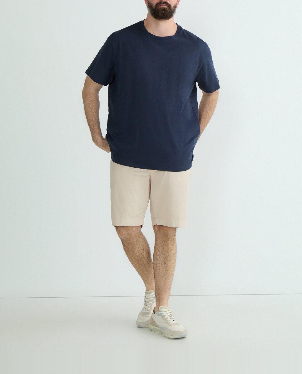 Imagen 0 de Bermuda de hombre de algodón ultraligero corte classic tallas grandes