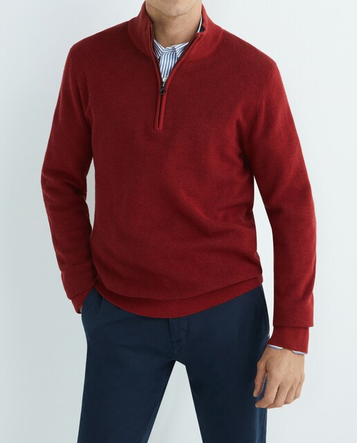 Imagen 0 de Jersey Estructura Cuello Cremallera de hombre
