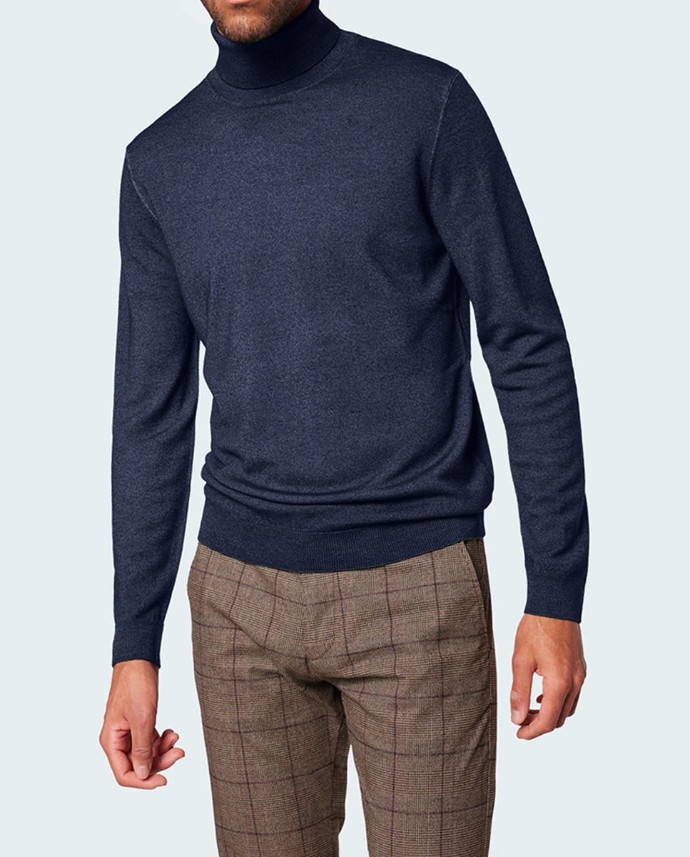 Jersey Cuello Vuelto 100% Merino Extra Suave de hombre — oferta en Primeriti