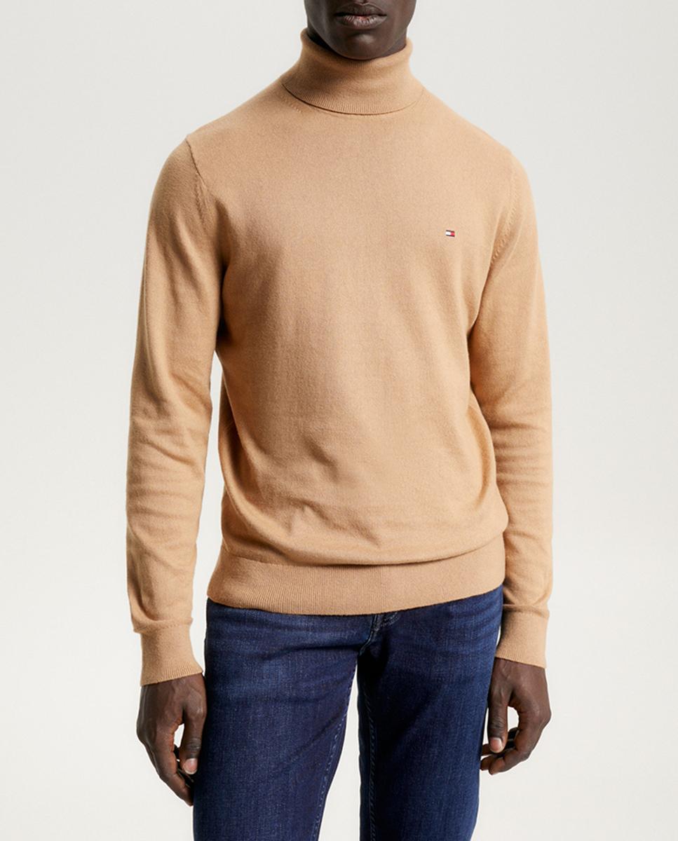 Imagen 0 de Jersey de hombre liso con cuello alto