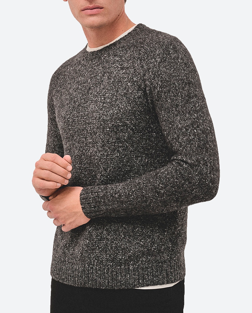 Imagen 0 de Jersey de hombre mouliné cuello redondo