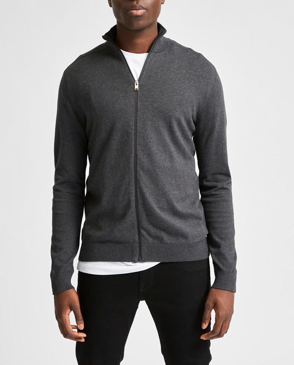 Imagen 0 de Chaqueta de punto de hombre con cremallera