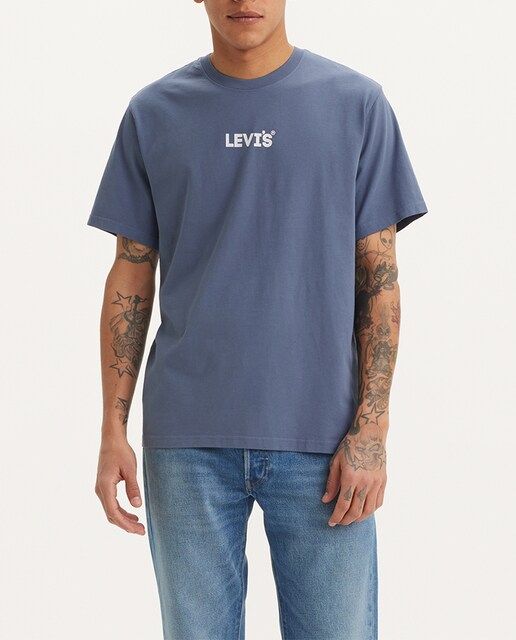 Imagen 0 de Camiseta de hombre de manga corta con cuello redondo