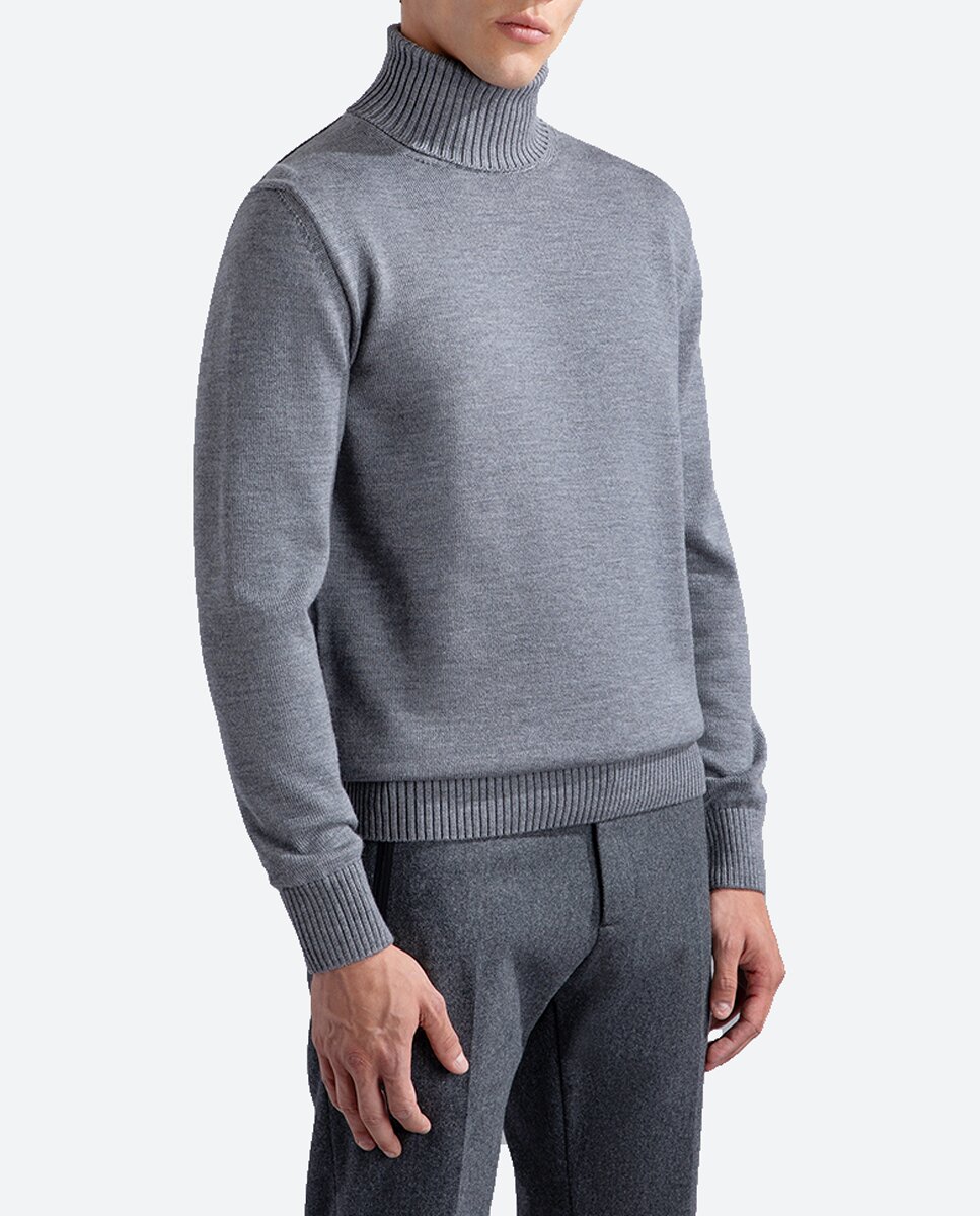 Imagen 0 de Jersey de hombre cuello cisne lana