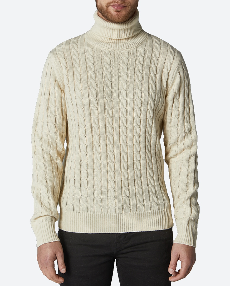 Imagen 0 de Jersey de hombre liso cuello alto