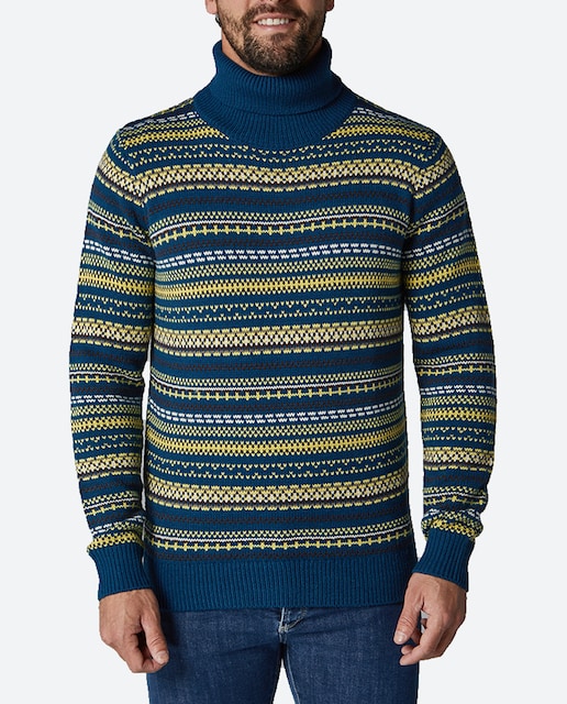 Imagen 0 de Jersey de hombre grecas a color cuello alto