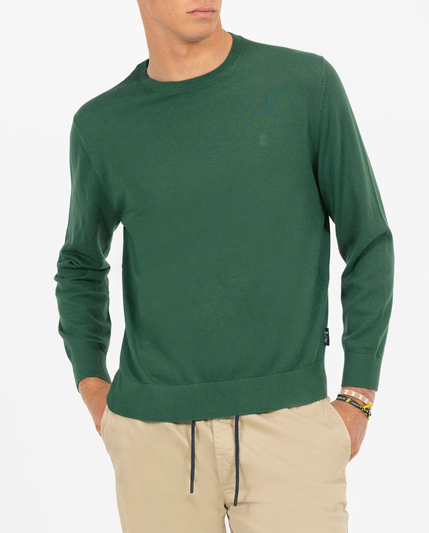 Imagen 0 de Jersey cuello redondo mezcla logo