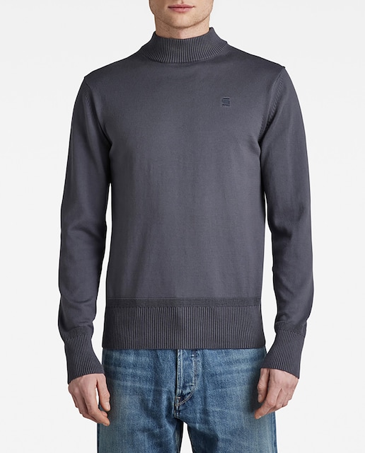 Imagen 0 de Jersey de hombre Premium Core Mock de manga larga y un pequeño cuello vuelto