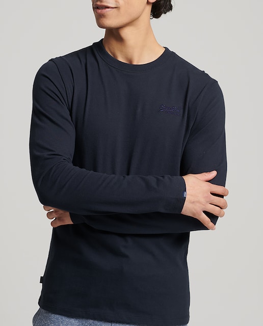 Imagen 0 de Camiseta de hombre en algodón orgánico bordada con el logotipo Vintage Logo